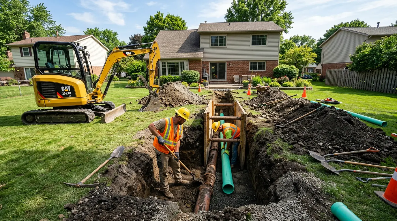 Sewer Line Replacement in Great Barrington, MA
